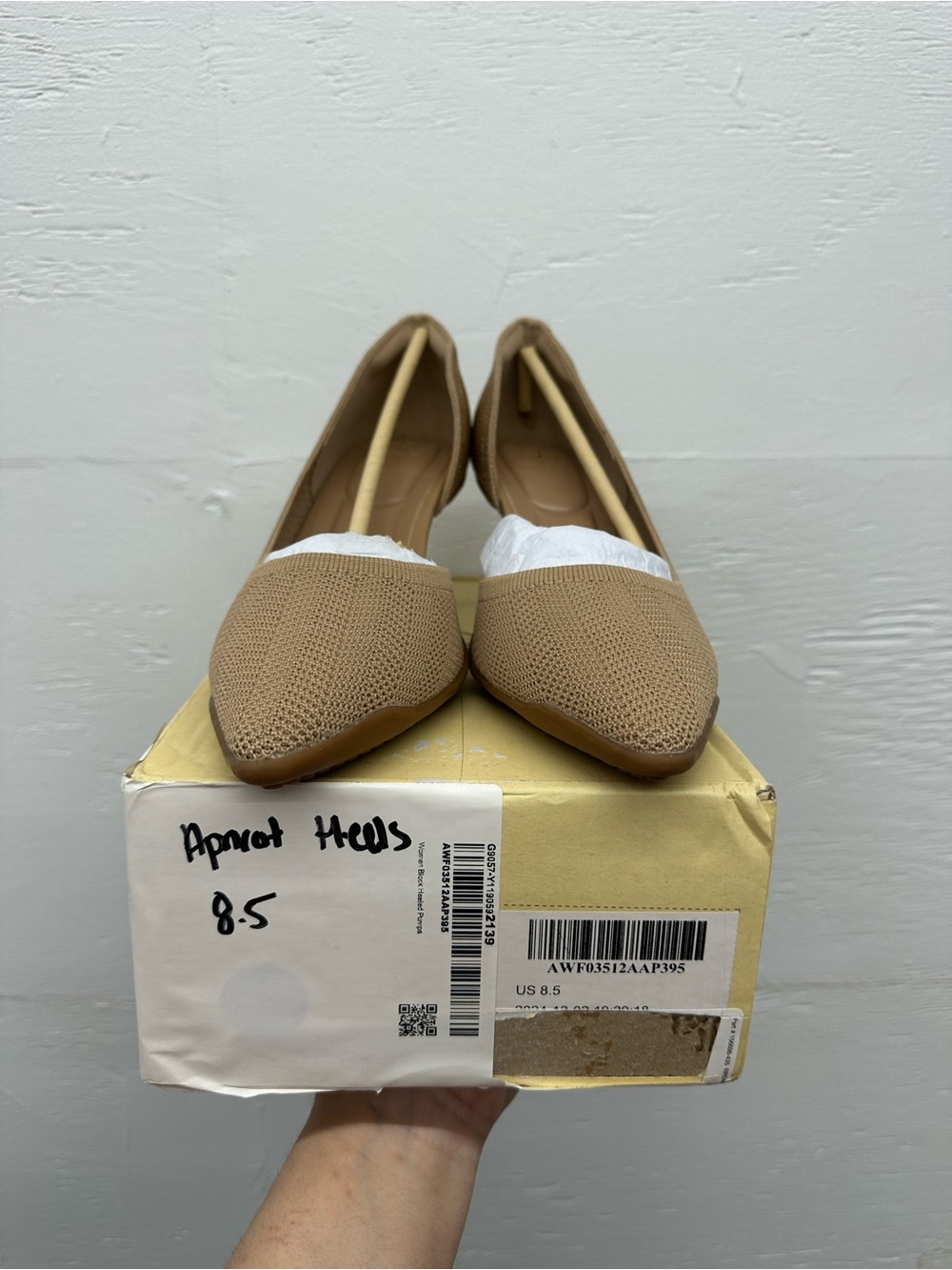 Cosy island apricot low heel